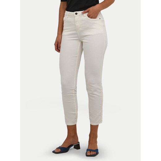 Kaffe Jeansy Zelina 10506253 Écru Slim Fit ze sklepu MODIVO w kategorii Jeansy damskie - zdjęcie 182609269