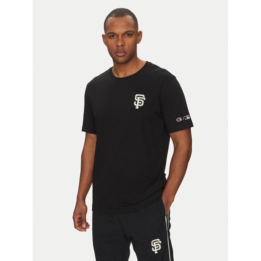 Champion T-Shirt 221037 Czarny Standard Fit ze sklepu MODIVO w kategorii T-shirty męskie - zdjęcie 182609309