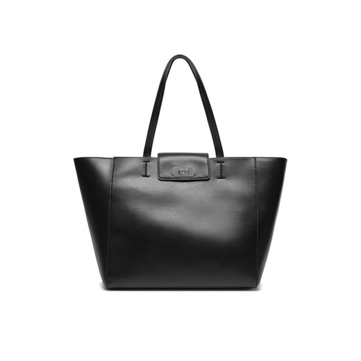Calvin Klein Torebka Ck Push Medium Shopper K60K612148 Czarny Calvin Klein 00 MODIVO