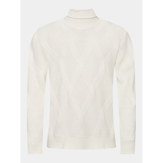 Lindbergh Golf 30-804043 Écru Relaxed Fit ze sklepu MODIVO w kategorii Swetry męskie - zdjęcie 182609357