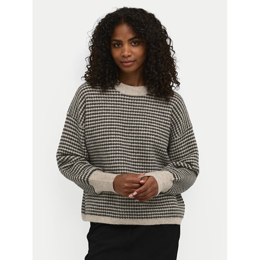 Kaffe Sweter Ellery 10509032 Beżowy Loose Fit ze sklepu MODIVO w kategorii Swetry damskie - zdjęcie 182609376
