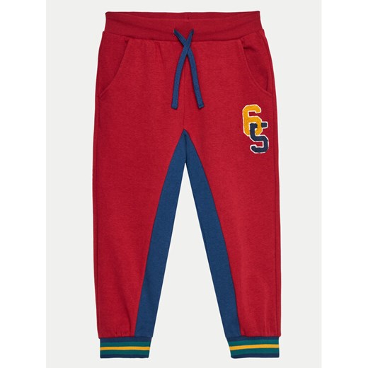 United Colors Of Benetton Spodnie dresowe 32N4GF03X Czerwony Regular Fit ze sklepu MODIVO w kategorii Spodnie chłopięce - zdjęcie 182609397