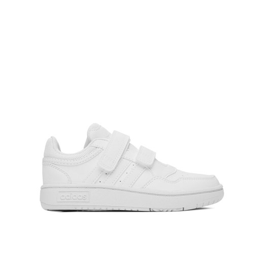 adidas Sneakersy Hoops Lifestyle Basketball Hook-and-Loop GW0436 Biały ze sklepu MODIVO w kategorii Buty sportowe dziecięce - zdjęcie 182609399