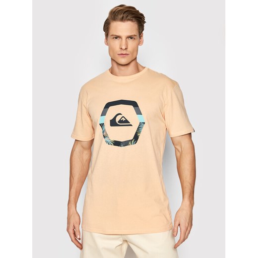 Quiksilver T-Shirt Uprise EQYZT06663 Pomarańczowy Regular Fit ze sklepu MODIVO w kategorii T-shirty męskie - zdjęcie 182609439