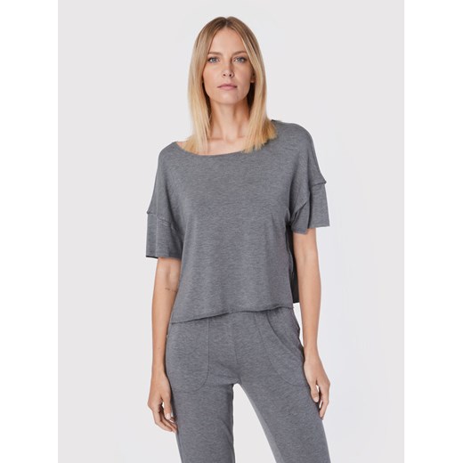 Etam Koszulka piżamowa Alva 6534313 Szary Relaxed Fit ze sklepu MODIVO w kategorii Piżamy damskie - zdjęcie 182609446