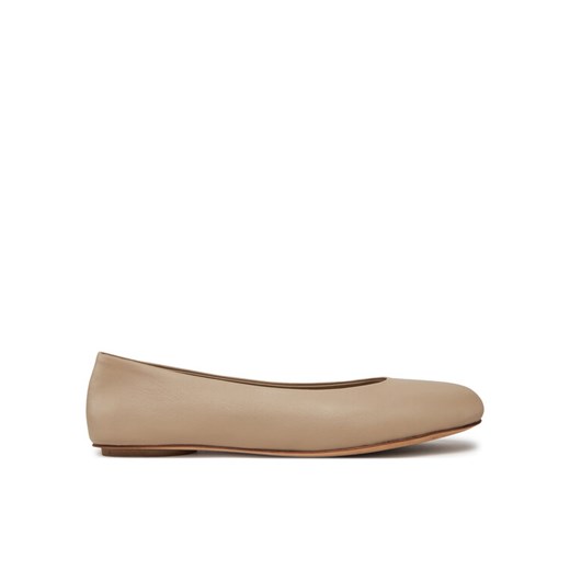 Weekend Max Mara Baleriny 2515521074600 Beżowy ze sklepu MODIVO w kategorii Balerinki - zdjęcie 182609449