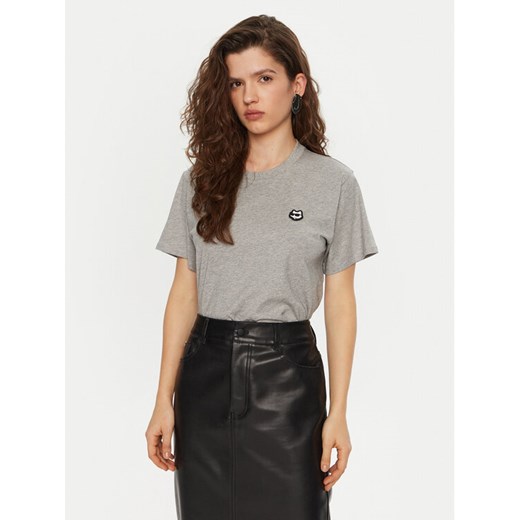 KARL LAGERFELD T-Shirt A1W17025 Szary Relaxed Fit ze sklepu MODIVO w kategorii Bluzki damskie - zdjęcie 182609477