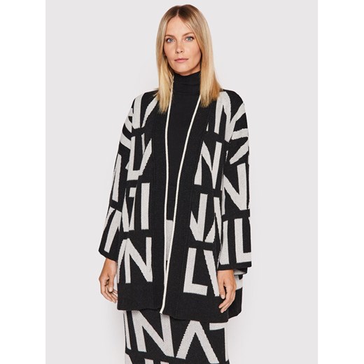 Liviana Conti Kardigan F2WC40 Czarny Relaxed Fit ze sklepu MODIVO w kategorii Swetry damskie - zdjęcie 182609527