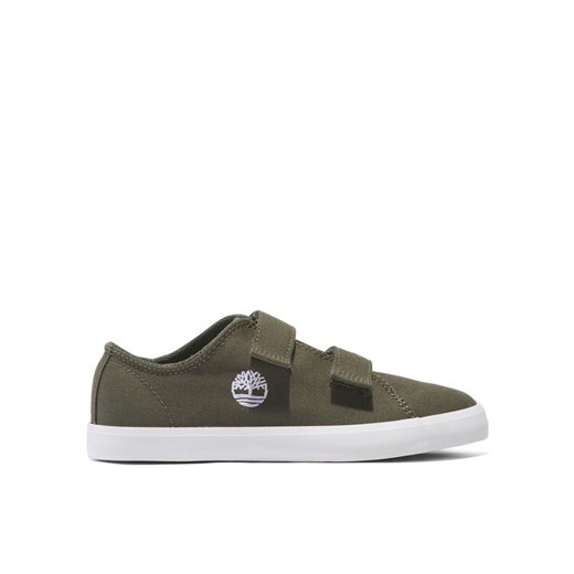 Timberland Tenisówki Newport Bay Low Hook & Loop Sneaker TB0A66U9EZ91 Khaki ze sklepu MODIVO w kategorii Trampki dziecięce - zdjęcie 182609629