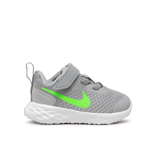 Nike Sneakersy Revolution 6 Nn (Tdv) DD1094 009 Szary ze sklepu MODIVO w kategorii Buciki niemowlęce - zdjęcie 182609649