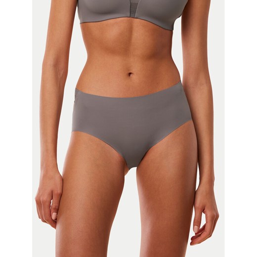 Triumph Figi klasyczne z wysokim stanem Flex Smart 10213145 Szary ze sklepu MODIVO w kategorii Majtki damskie - zdjęcie 182609709