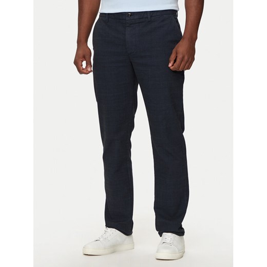 Tommy Hilfiger Chinosy Denton MW0MW35644 Granatowy Straight Fit ze sklepu MODIVO w kategorii Spodnie męskie - zdjęcie 182609716