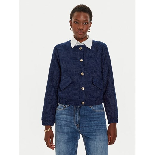 United Colors Of Benetton Kurtka przejściowa 2FCZDN06K Granatowy Regular Fit ze sklepu MODIVO w kategorii Kurtki damskie - zdjęcie 182609719