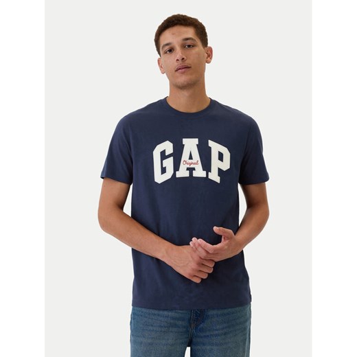 Gap T-Shirt 542246-02 Granatowy Regular Fit ze sklepu MODIVO w kategorii T-shirty męskie - zdjęcie 182609748