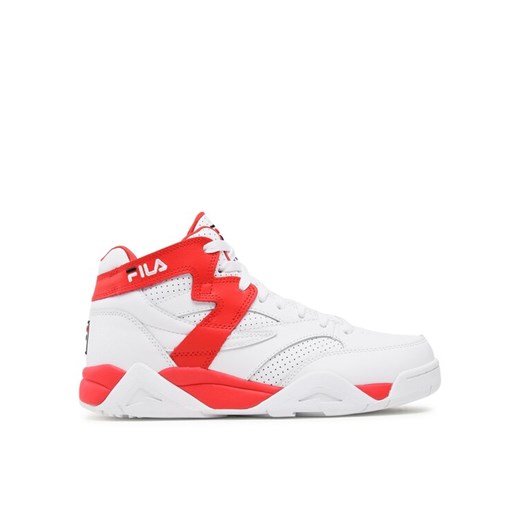 Fila Sneakersy Fila M-Squad Mid FFM0212.13041 Biały ze sklepu MODIVO w kategorii Buty sportowe męskie - zdjęcie 182609768
