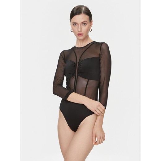 Imperial Body B220GJS Czarny Slim Fit ze sklepu MODIVO w kategorii Bluzki damskie - zdjęcie 182609878