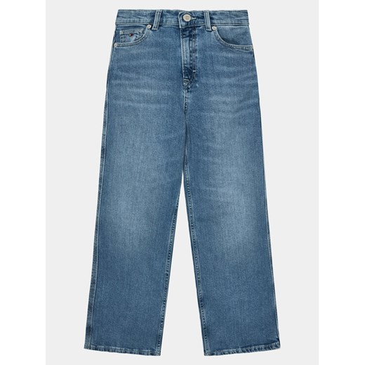 Tommy Hilfiger Jeansy Mabel Mid Wash KG0KG07735 Niebieski Slim Fit ze sklepu MODIVO w kategorii Spodnie dziewczęce - zdjęcie 182609905