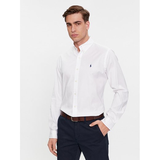 Polo Ralph Lauren Koszula 710829480002 Biały Custom Fit ze sklepu MODIVO w kategorii Koszule męskie - zdjęcie 182609909