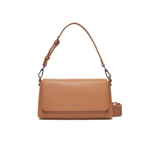 Calvin Klein Torebka Ck Must Convertible K60K612902 Brązowy ze sklepu MODIVO w kategorii Torebki damskie - zdjęcie 182609928