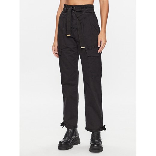 Pinko Spodnie materiałowe 101786 A15L Czarny Regular Fit ze sklepu MODIVO w kategorii Spodnie damskie - zdjęcie 182609935