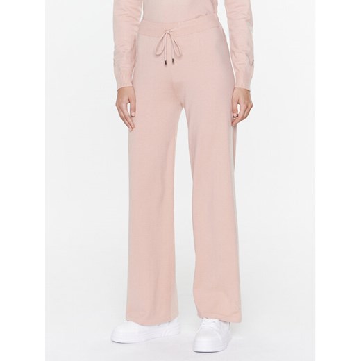 Liu Jo Sport Spodnie dresowe TA3049 MS005 Beżowy Loose Fit ze sklepu MODIVO w kategorii Spodnie damskie - zdjęcie 182609938