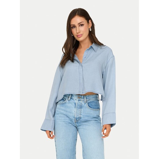 ONLY Koszula Charis 15337929 Niebieski Regular Fit ze sklepu MODIVO w kategorii Koszule damskie - zdjęcie 182609965