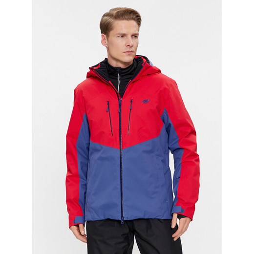 4F Kurtka narciarska 4FAW23TTJAM284 Czerwony Regular Fit ze sklepu MODIVO w kategorii Kurtki męskie - zdjęcie 182609966