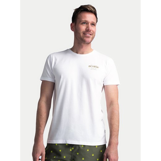 Petrol Industries T-Shirt M-1040-TSR603 Biały Regular Fit ze sklepu MODIVO w kategorii T-shirty męskie - zdjęcie 182610016