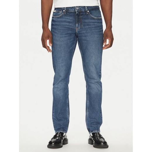 Calvin Klein Jeans Jeansy J30J327156 Niebieski Slim Fit ze sklepu MODIVO w kategorii Jeansy męskie - zdjęcie 182610037