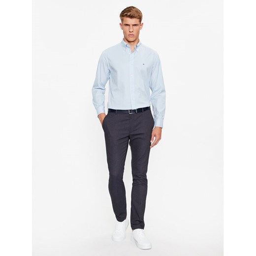 Tommy Hilfiger Koszula Core Flex MW0MW25035 Błękitny Regular Fit ze sklepu MODIVO w kategorii Koszule męskie - zdjęcie 182610045