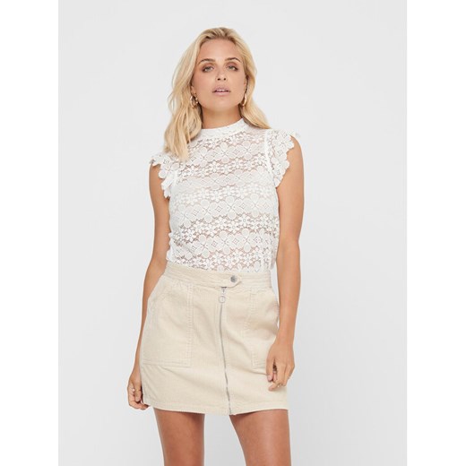 JDY Bluzka 15140241 Biały Regular Fit ze sklepu MODIVO w kategorii Bluzki damskie - zdjęcie 182610048