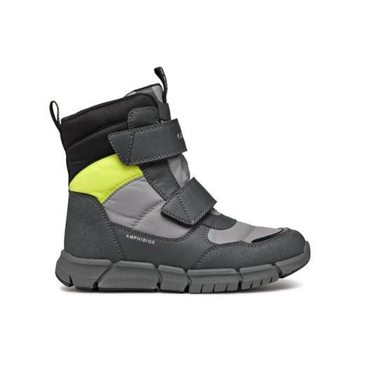 Geox Śniegowce J Flexyper Boy B Abx J169XC 0FU50 C9191 M Szary ze sklepu MODIVO w kategorii Buty zimowe dziecięce - zdjęcie 182610067