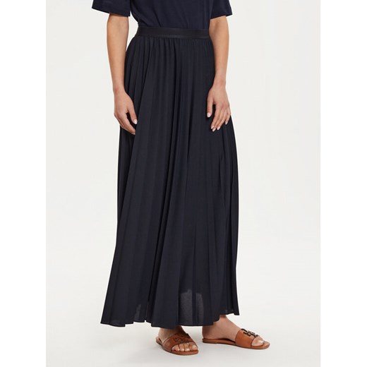 Max Mara Leisure Spódnica plisowana Maesa 2426776027 Granatowy Relaxed Fit ze sklepu MODIVO w kategorii Spódnice - zdjęcie 182610109