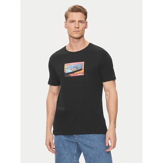 United Colors Of Benetton T-Shirt 3P7XU108X Czarny Regular Fit ze sklepu MODIVO w kategorii T-shirty męskie - zdjęcie 182610177