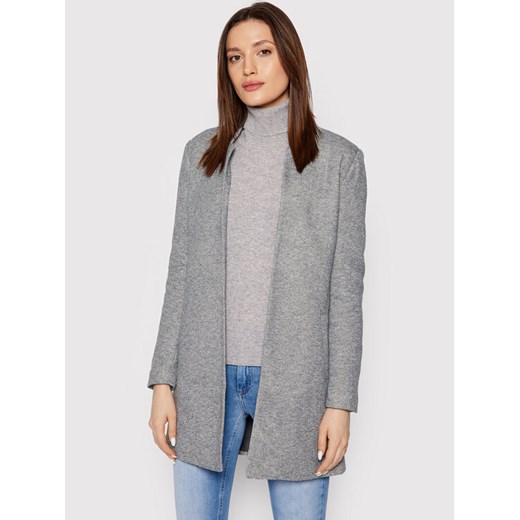 ONLY Płaszcz przejściowy Soho 15149366 Szary Regular Fit ze sklepu MODIVO w kategorii Płaszcze damskie - zdjęcie 182610227