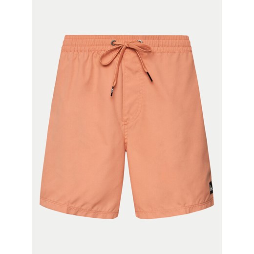 Quiksilver Szorty kąpielowe Everyday Solid Volley AQYJV03153 Pomarańczowy Regular Fit ze sklepu MODIVO w kategorii Kąpielówki - zdjęcie 182610288