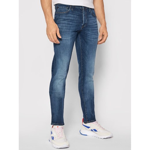 Jack&Jones Jeansy Glenn 12133074 Granatowy Slim Fit ze sklepu MODIVO w kategorii Jeansy męskie - zdjęcie 182610335