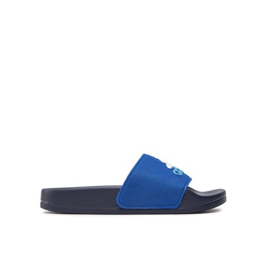 adidas Klapki adilette SHOWER SLIDES IE2607 Niebieski ze sklepu MODIVO w kategorii Klapki dziecięce - zdjęcie 182610339