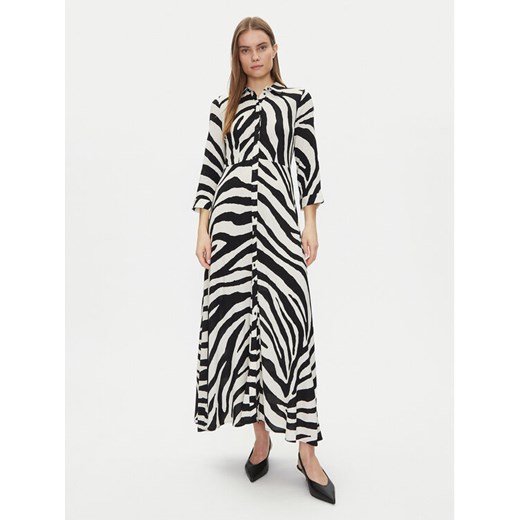 YAS Sukienka koszulowa Savanna 26022663 Beżowy Loose Fit ze sklepu MODIVO w kategorii Sukienki - zdjęcie 182610368