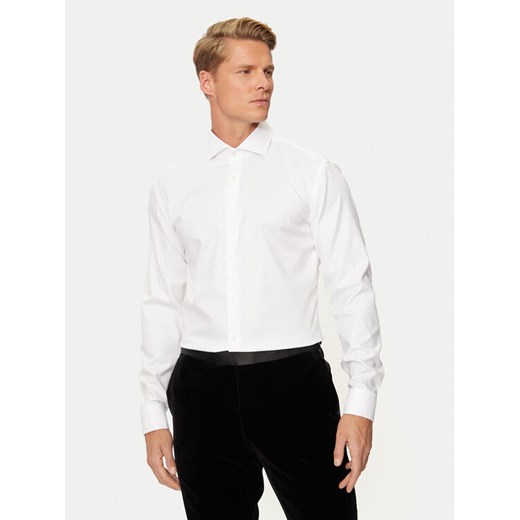 Boss Koszula H-Hank 50527622 Biały Slim Fit ze sklepu MODIVO w kategorii Koszule męskie - zdjęcie 182610378