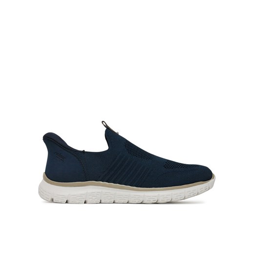Rieker Sneakersy B6659-14 Granatowy ze sklepu MODIVO w kategorii Buty sportowe męskie - zdjęcie 182610395