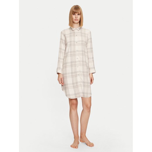 Selmark Koszula nocna Nordic P7063 Écru Regular Fit ze sklepu MODIVO w kategorii Koszule nocne - zdjęcie 182610406