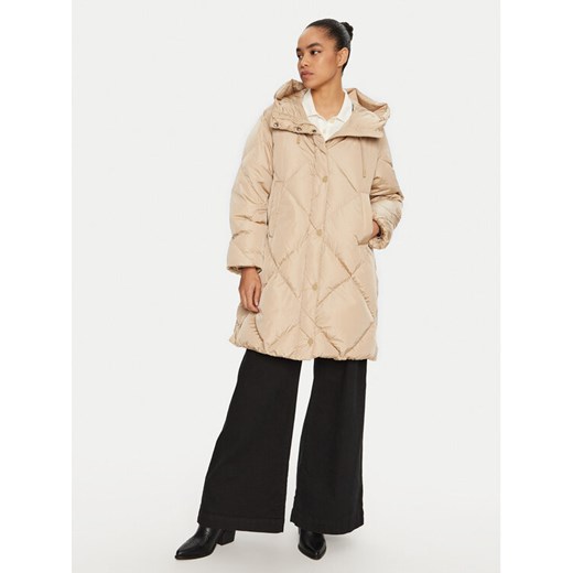 Weekend Max Mara Kurtka puchowa Guelfo 2425496092000 Beżowy Regular Fit ze sklepu MODIVO w kategorii Kurtki damskie - zdjęcie 182610438