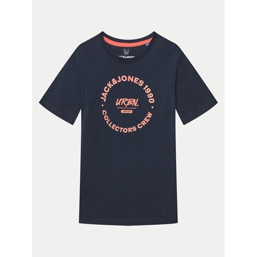 Jack&Jones Junior T-Shirt 12270001 Niebieski Regular Fit ze sklepu MODIVO w kategorii T-shirty chłopięce - zdjęcie 182610509