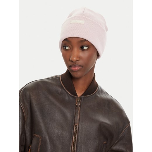 Calvin Klein Czapka Inst Patch Beanie K60K612322 Różowy ze sklepu MODIVO w kategorii Czapki zimowe damskie - zdjęcie 182610515