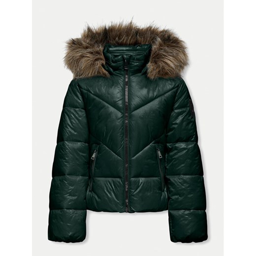 Kids ONLY Kurtka zimowa 15324041 Zielony Regular Fit ze sklepu MODIVO w kategorii Kurtki chłopięce - zdjęcie 182610648