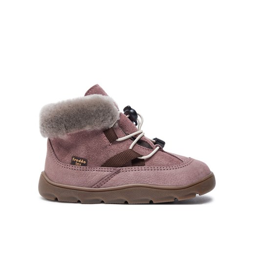 Froddo Trzewiki Zeru Tex Cosy Barefoot G3110258-4 M Różowy ze sklepu MODIVO w kategorii Buty zimowe dziecięce - zdjęcie 182610667