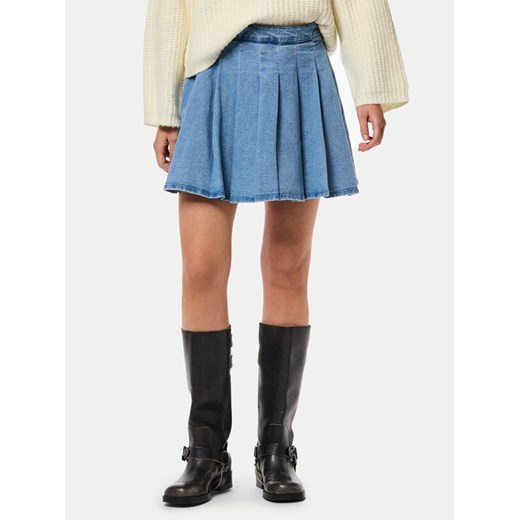 Pieces Spódnica jeansowa Silje 17156077 Niebieski Regular Fit ze sklepu MODIVO w kategorii Spódnice - zdjęcie 182610687