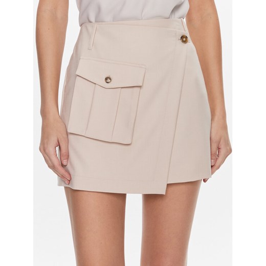 Herskind Spódnica mini Caroline 5012993 Beżowy Regular Fit ze sklepu MODIVO w kategorii Spódnice - zdjęcie 182610717