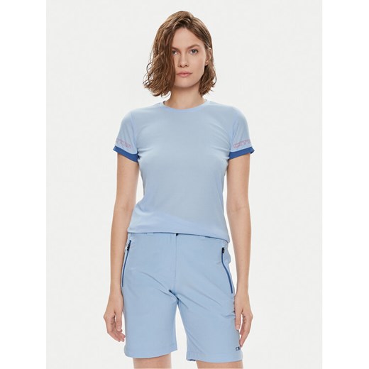 CMP Koszulka techniczna 33N6316 Błękitny Regular Fit 40 MODIVO